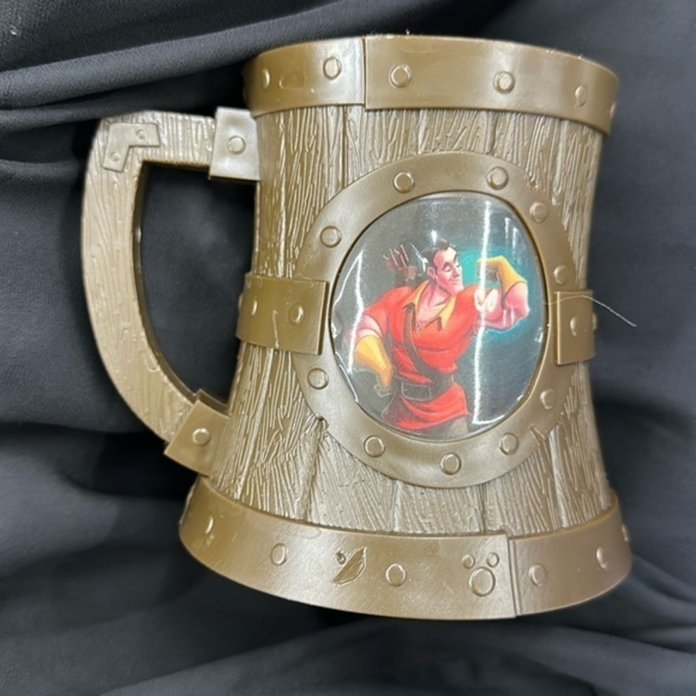 Disney parks Beauty and the Best Gaston’s tavern souvenir stein cup